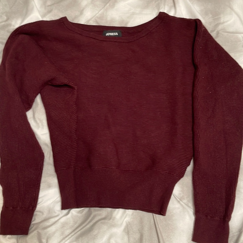 Express maroon sweater